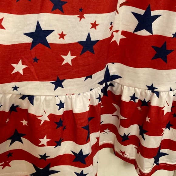 Summer dress in Stars & Stripes sz L - Picture 5 of 7